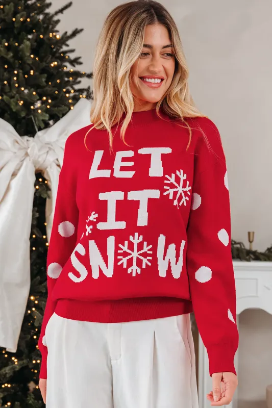 Threaded Pear Tiffany Christmas Holiday Loose Sweater made by Threaded Pear