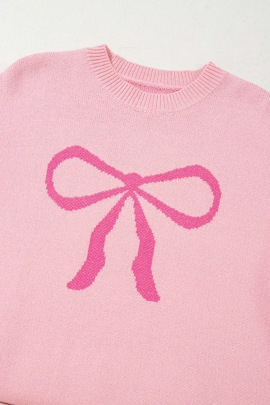 Threaded Pear Ava Graphic Drop Shoulder Sweater made by Threaded Pear
