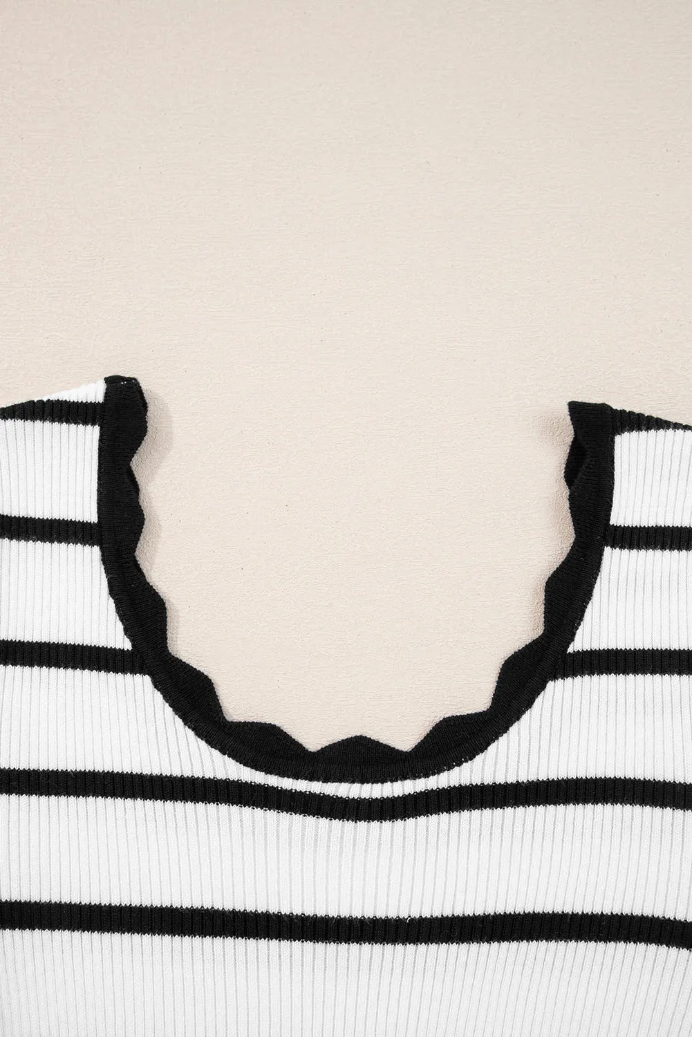 Threaded Pear Sutton Striped Ribbed Slim Sweater sold by Zulily