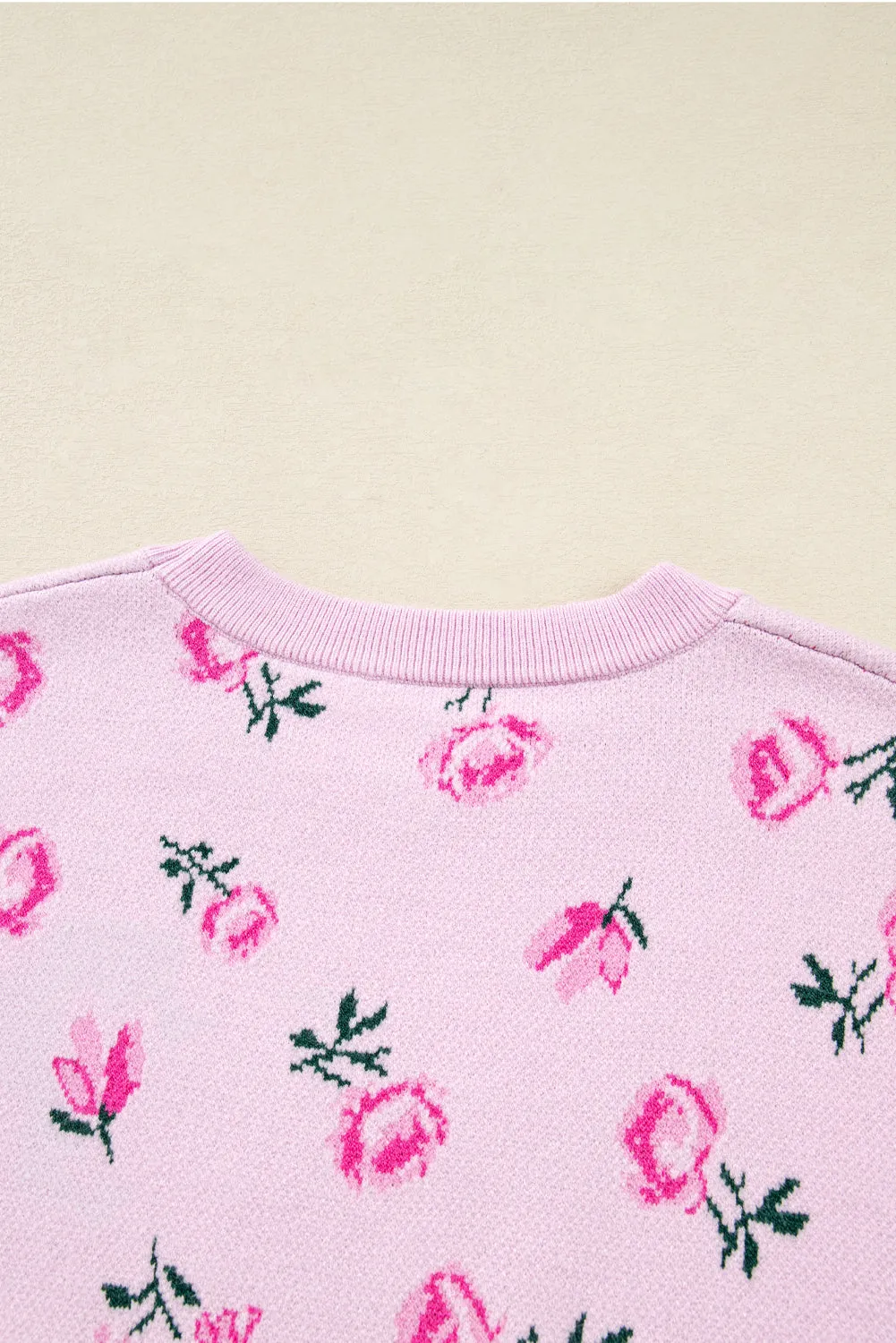 Threaded Pear Sophia Drop Shoulder Cropped Sweater sold by Zulily