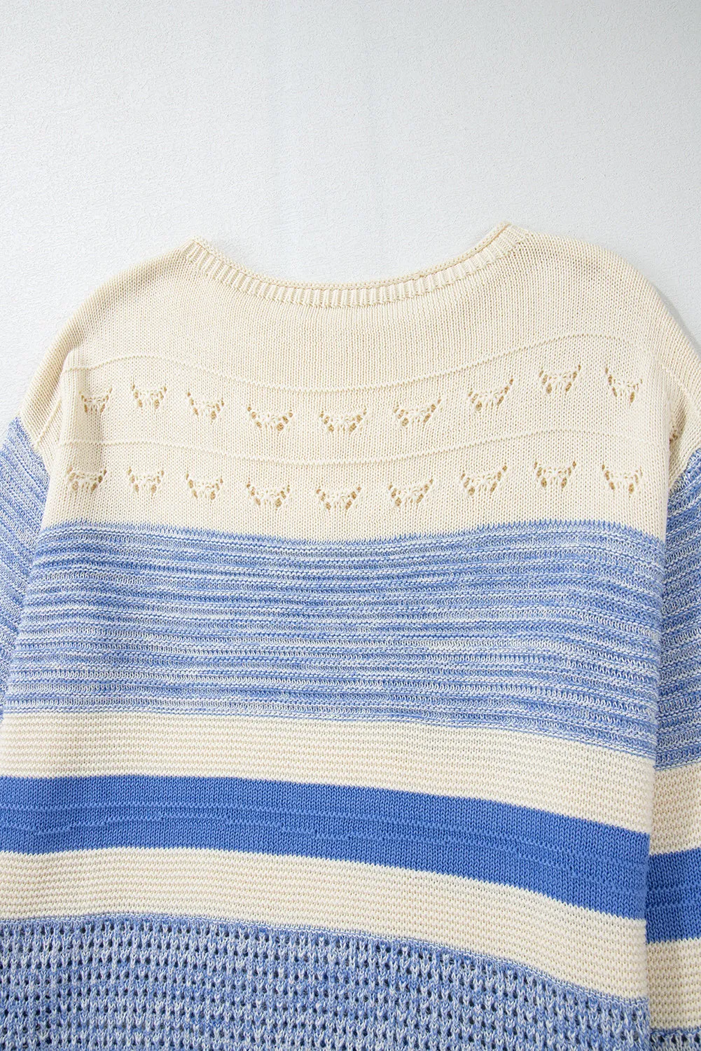 Threaded Pear Sophia Stitch Puff Sleeve Sweater sold by Zulily