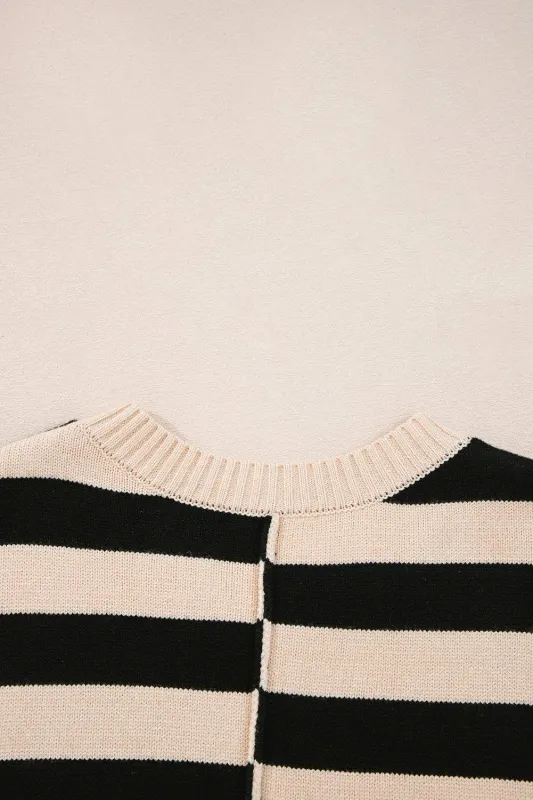 Threaded Pear Sofia Waist Splicing Hem Sweater made by Threaded Pear