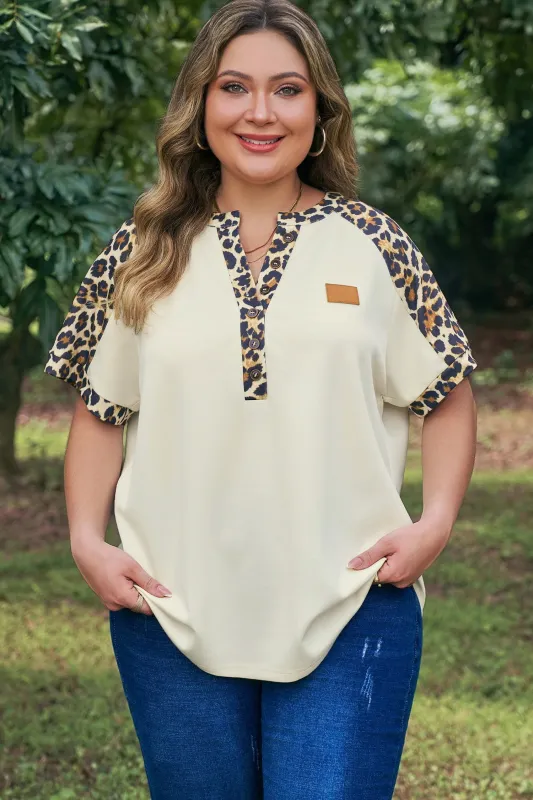 Threaded Pear Amari Contrast Patchwork Polo PLUS Tee made by Threaded Pear