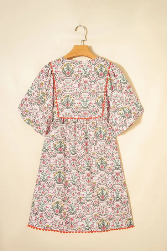 Threaded Pear Shaina Loose Mini Dress made by Threaded Pear