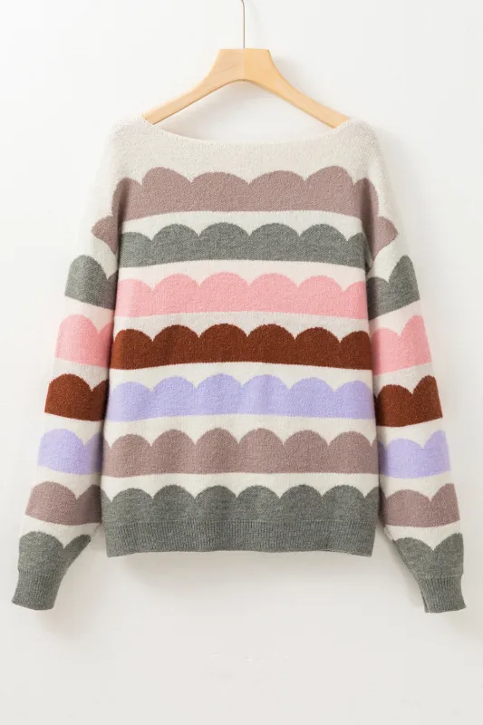 Threaded Pear Zelda Sleeve Drop Shoulder Sweater made by Threaded Pear
