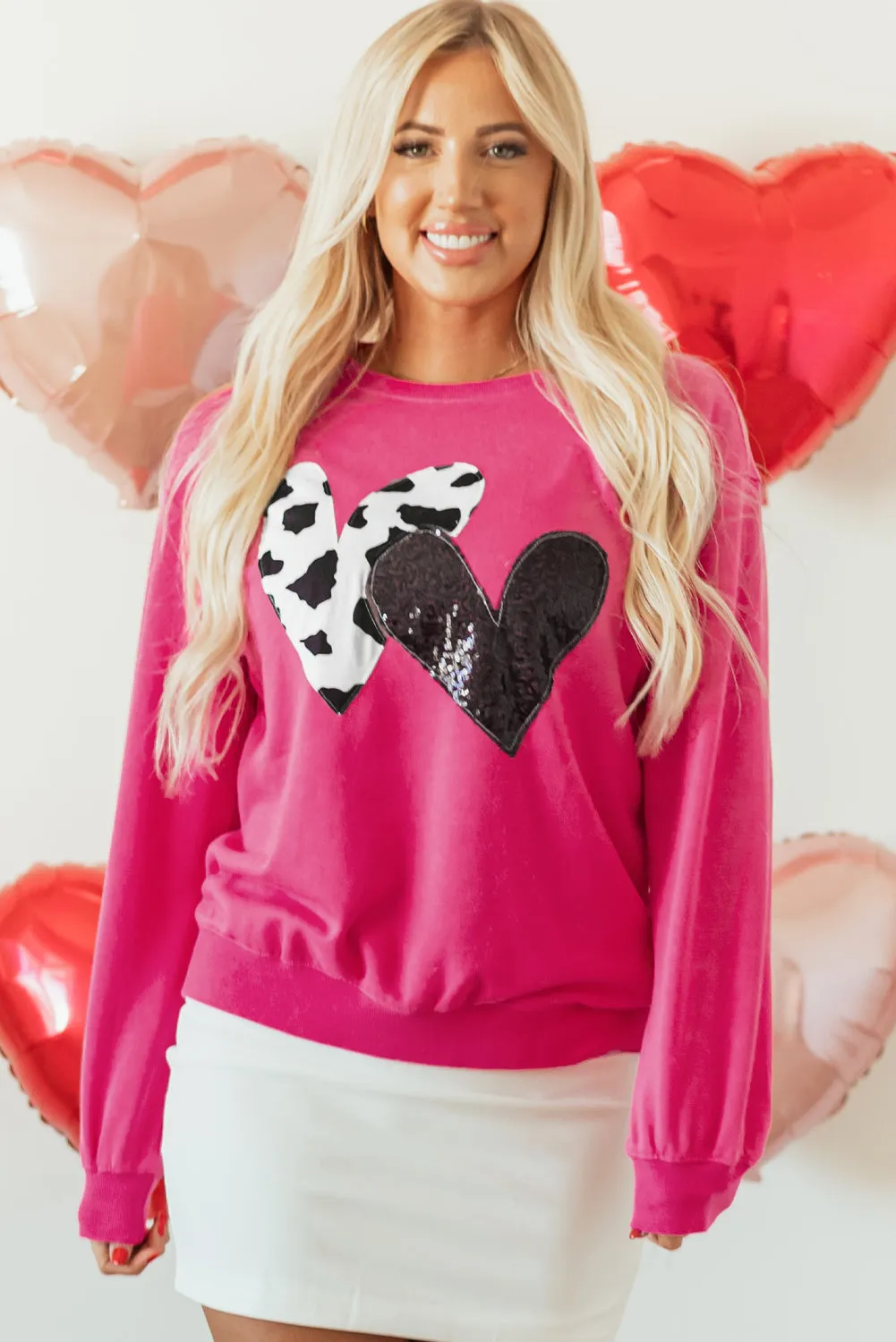 Threaded Pear Whitley Heart Patch Graphic Sweatshirt sold by Zulily