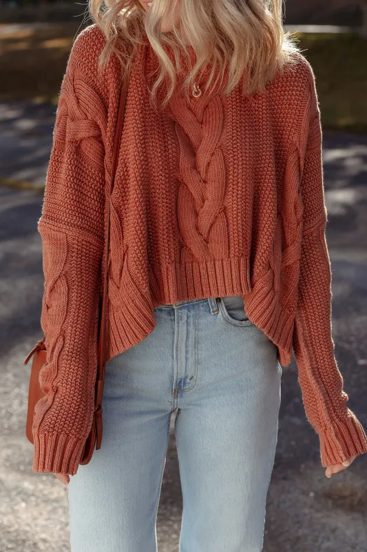 Threaded Pear Willaira Slouchy Textured Knit Sweater made by Threaded Pear