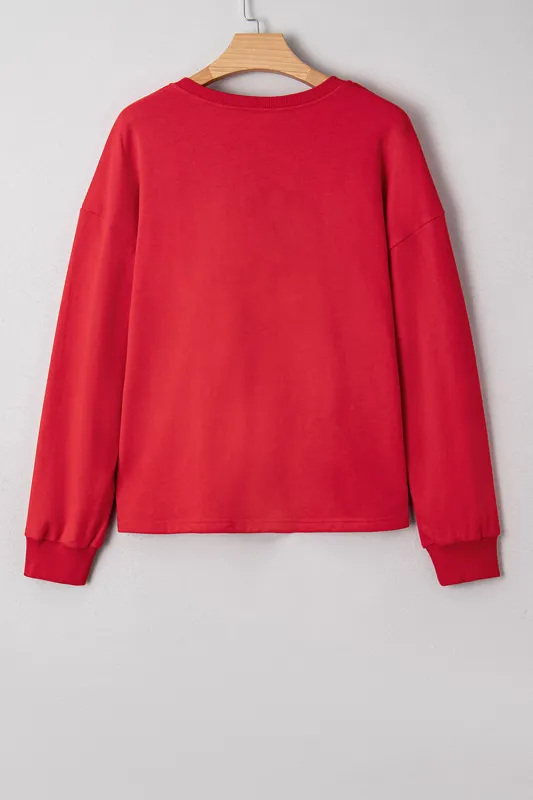 Threaded Pear Taraette Patched Drop Shoulder Sweatshirt made by Threaded Pear