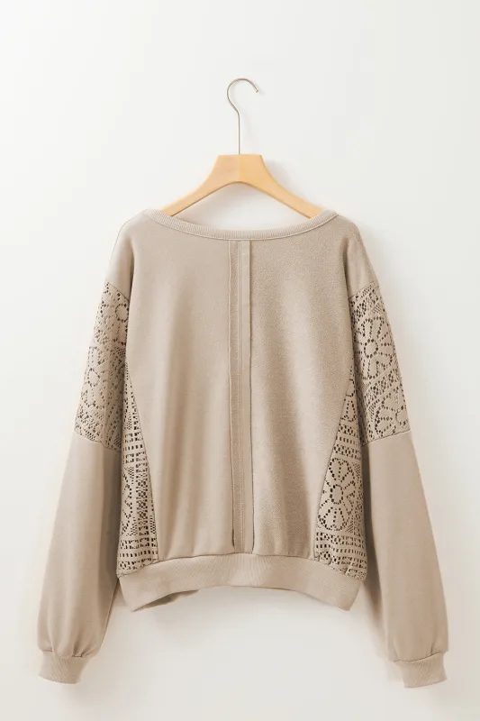 Threaded Pear Rheaissa Seam Ribbed Trim Sweatshirt made by Threaded Pear