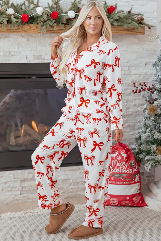 Threaded Pear Rubinaya Long 2pcs Pajama Set made by Threaded Pear