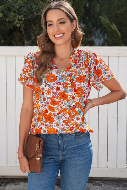 Threaded Pear Princess Short Sleeve Blouse made by Threaded Pear