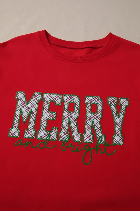 Threaded Pear Paulina Bow Decor Christmas Sweatshirt made by Threaded Pear