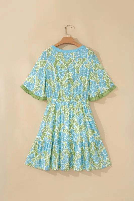 Threaded Pear Ophelia Short Sleeve Mini Dress made by Threaded Pear