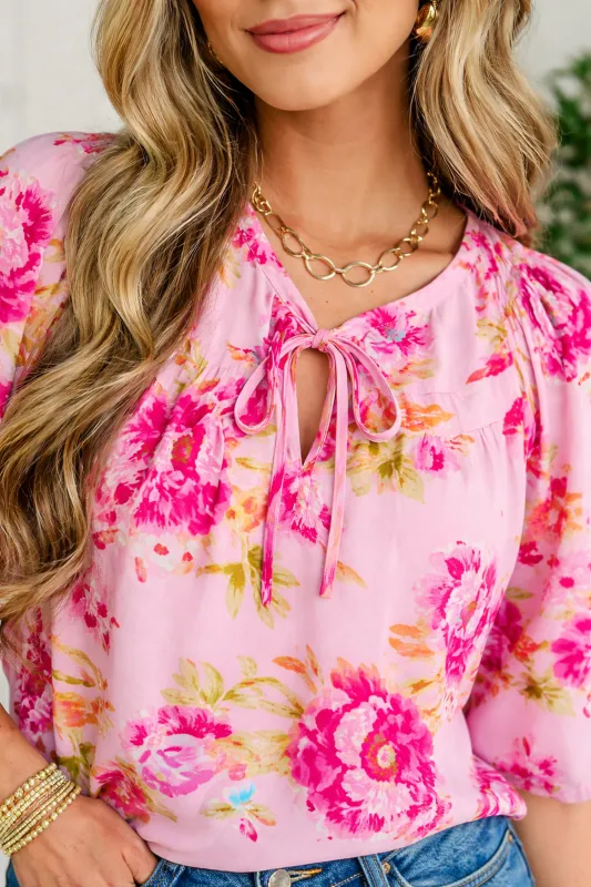 Threaded Pear Nicole Puffy Half Sleeve Blouse made by Threaded Pear