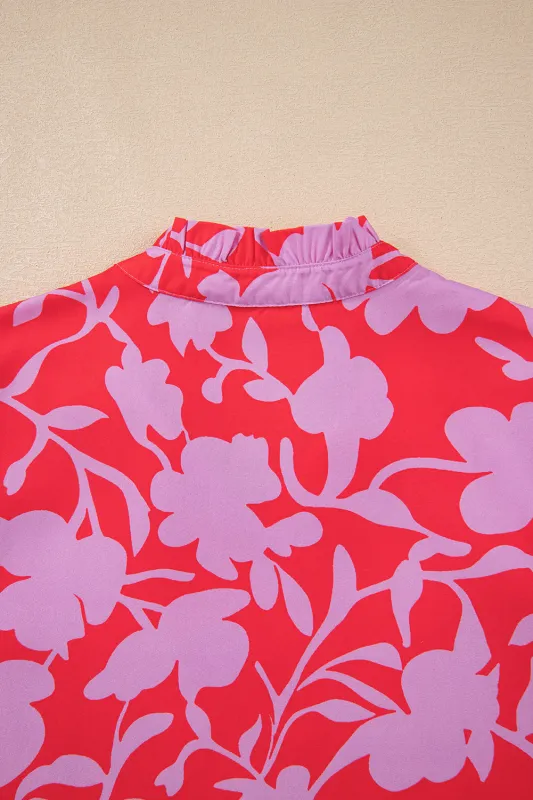 Threaded Pear Milan Ruffle Hem Mini Dress made by Threaded Pear