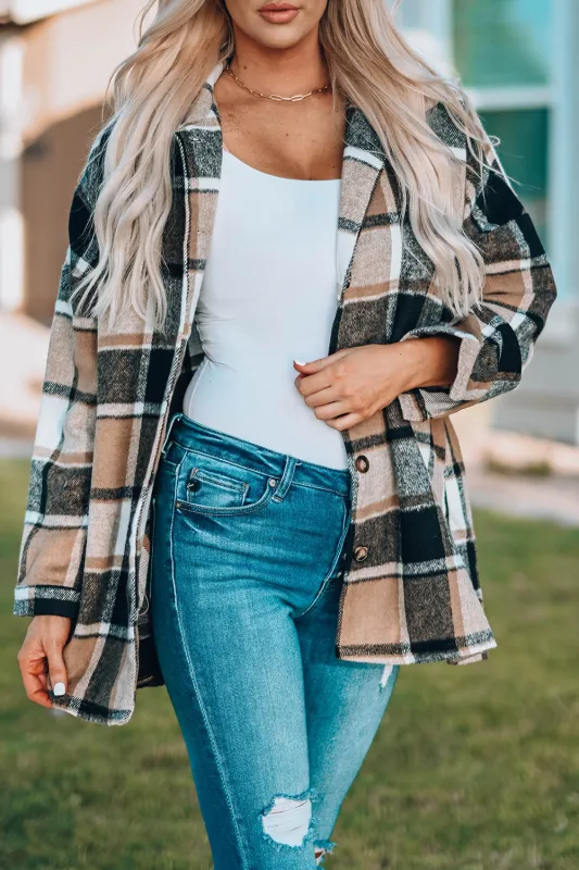 Threaded Pear Mia Plaid Print Shirt made by Threaded Pear