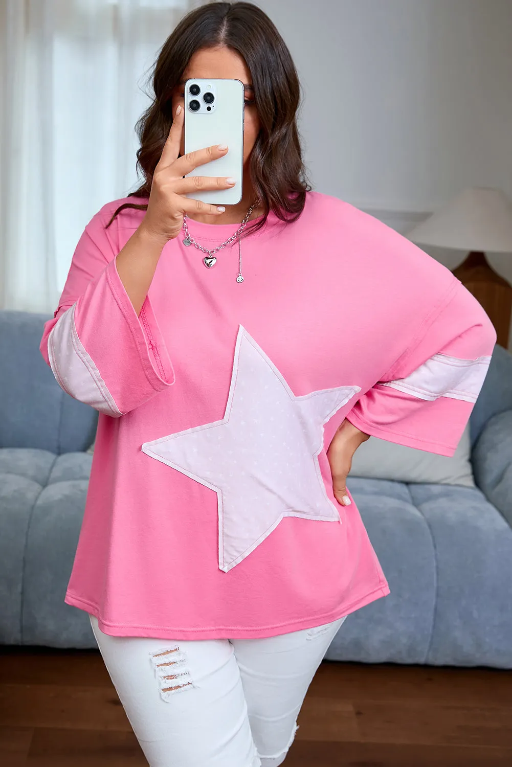 Threaded Pear Laylani Bracelet Sleeve Loose PLUS Tee sold by Zulily