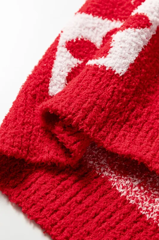 Threaded Pear Marianna Checkered Knit Loose Sweater made by Threaded Pear
