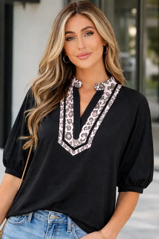 Threaded Pear Keziah Sleeve Patchwork Trim Blouse made by Threaded Pear