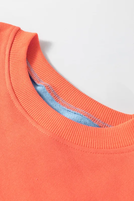 Threaded Pear Isabella Patchwork Drop Shoulder Sweatshirt made by Threaded Pear