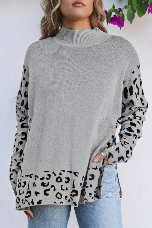Threaded Pear Isabella Side Slit Oversized Sweater made by Threaded Pear