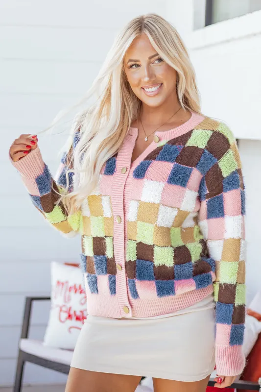 Threaded Pear Kiara Pattern Front Cardigan Sweater made by Threaded Pear