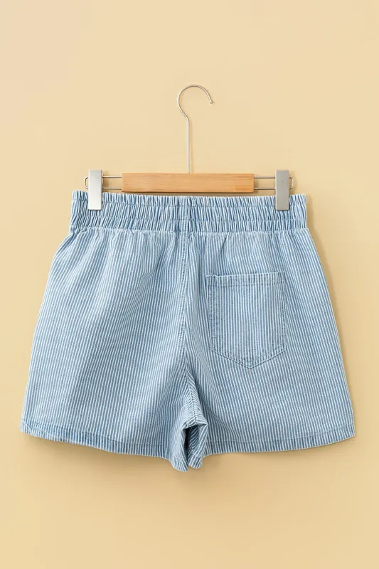 Threaded Pear Honey Elastic Waist Casual Shorts made by Threaded Pear