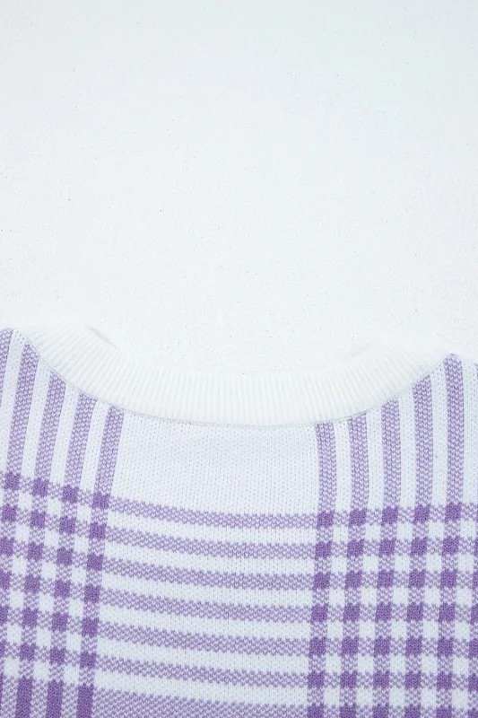 Threaded Pear Giuliana Ribbed Trim Loose Sweater made by Threaded Pear