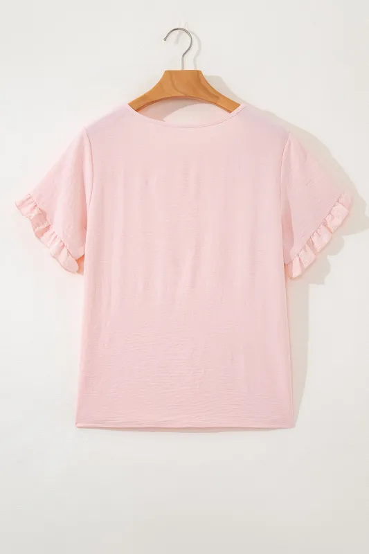 Threaded Pear Joelle Short Sleeve Blouse made by Threaded Pear