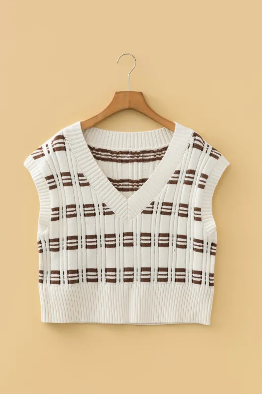 Threaded Pear Florence Knit Cropped Sweater made by Threaded Pear