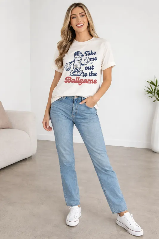 Threaded Pear Hattie the Ballgame Casual Tee made by Threaded Pear