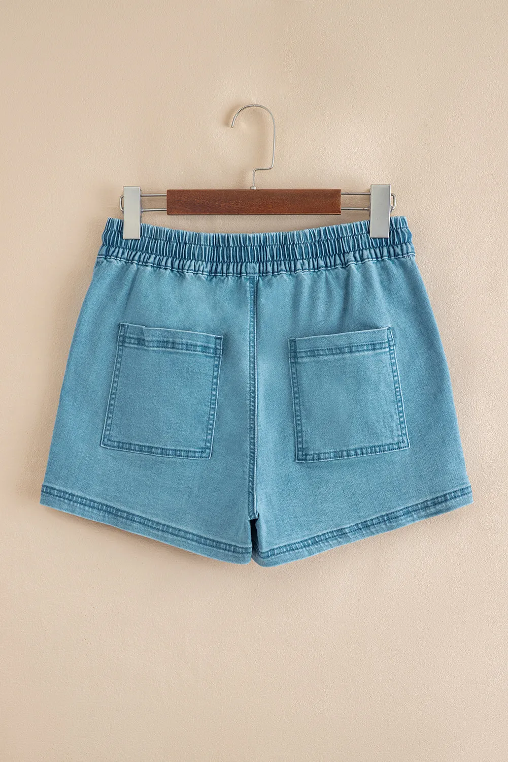 Threaded Pear Elle Elastic Waistband Shorts sold by Zulily