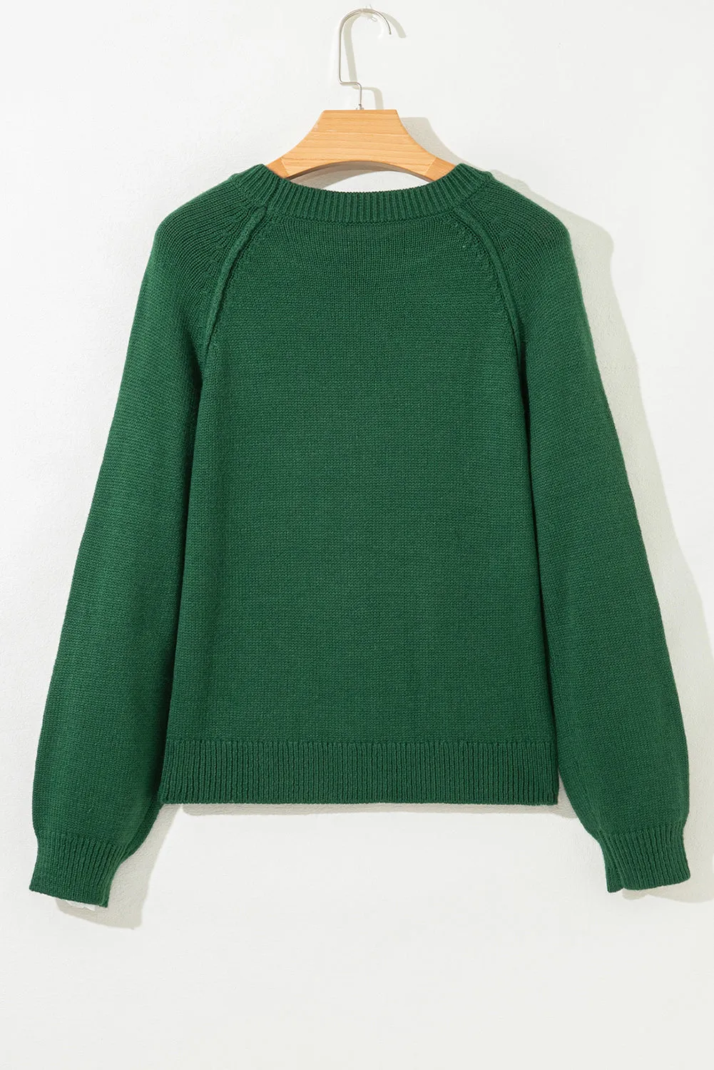 Threaded Pear Eleanor Evergreen Raglan Sleeve Sweater sold by Zulily