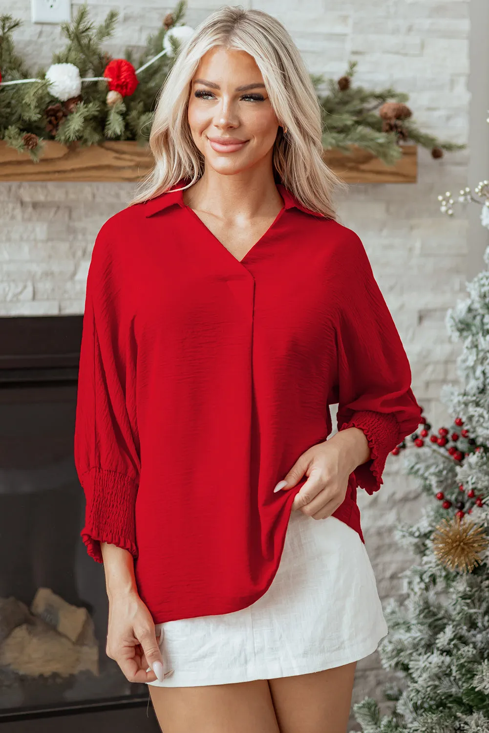 Threaded Pear Della Sleeve Oversized Tunic Top sold by Zulily