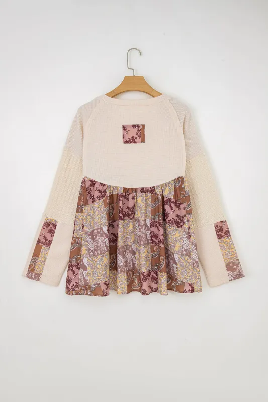 Threaded Pear Colette Sleeve Loose top Long Sleeve Top made by Threaded Pear
