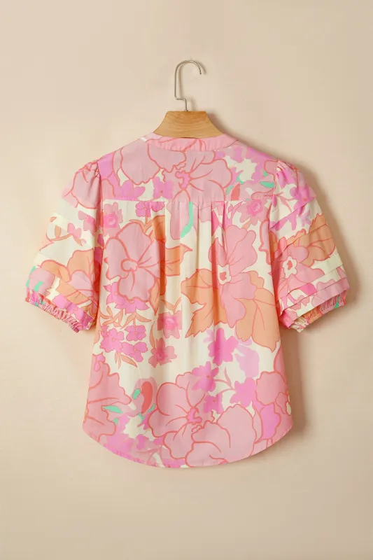 Threaded Pear Brianna Pintuck Short Sleeve Shirt made by Threaded Pear