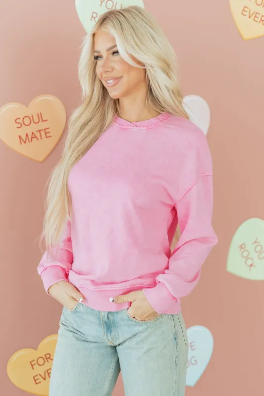 Threaded Pear Brinley Drop Shoulder Loose Sweatshirt made by Threaded Pear
