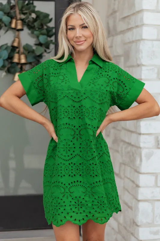 Threaded Pear Celine Eyelet Embroidered T Shirt made by Threaded Pear