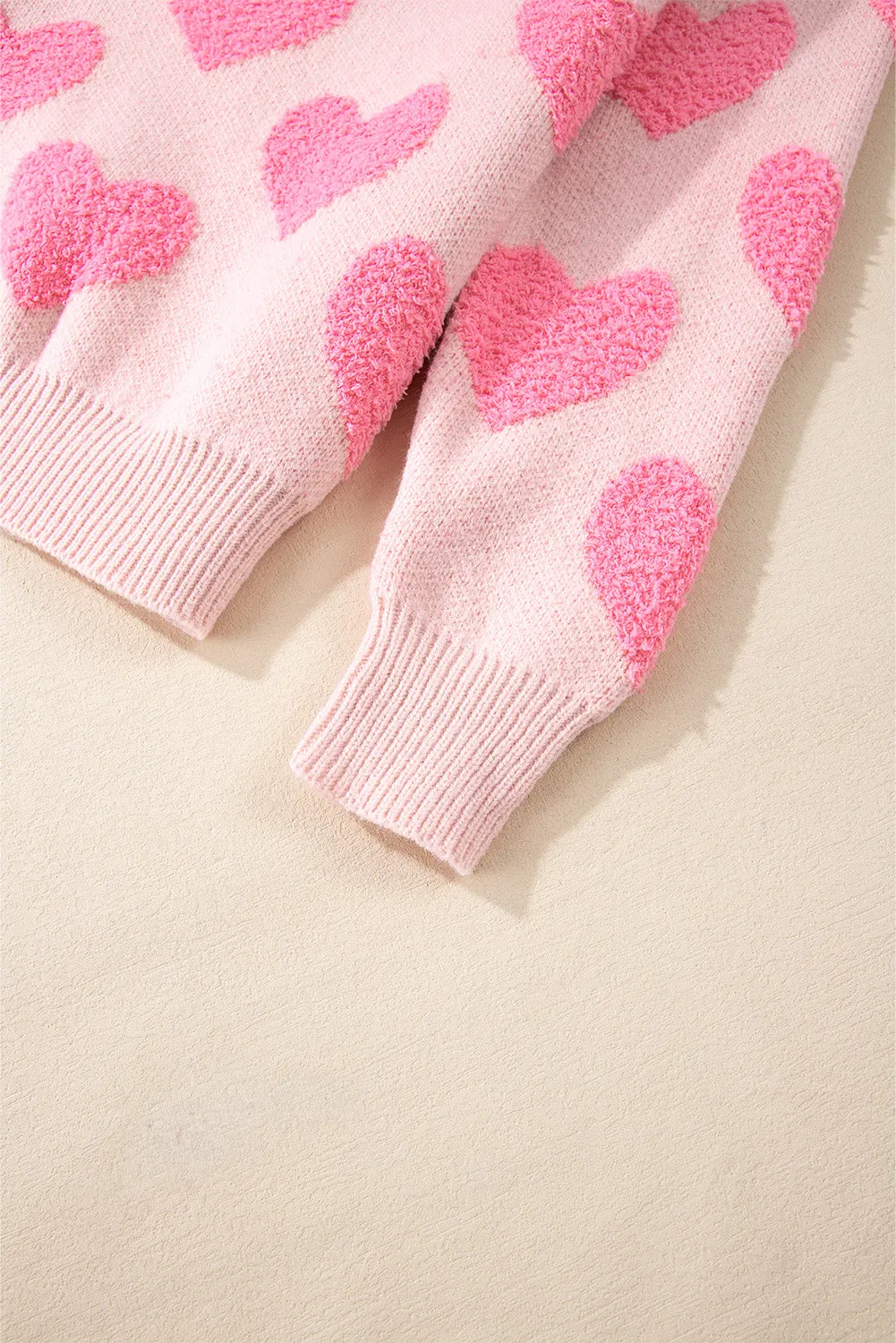 Threaded Pear Cali Heart Jacquard Knit Sweater sold by Zulily