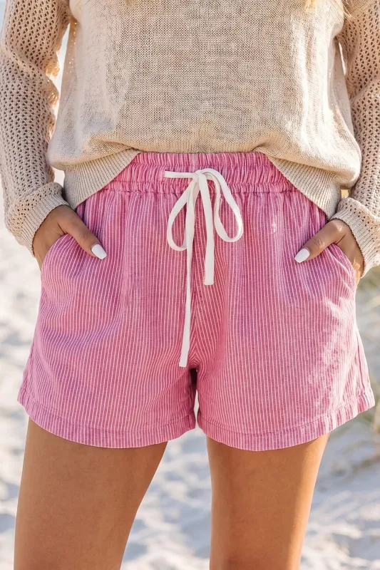 Threaded Pear Angelina Elastic Waist Casual Shorts made by Threaded Pear