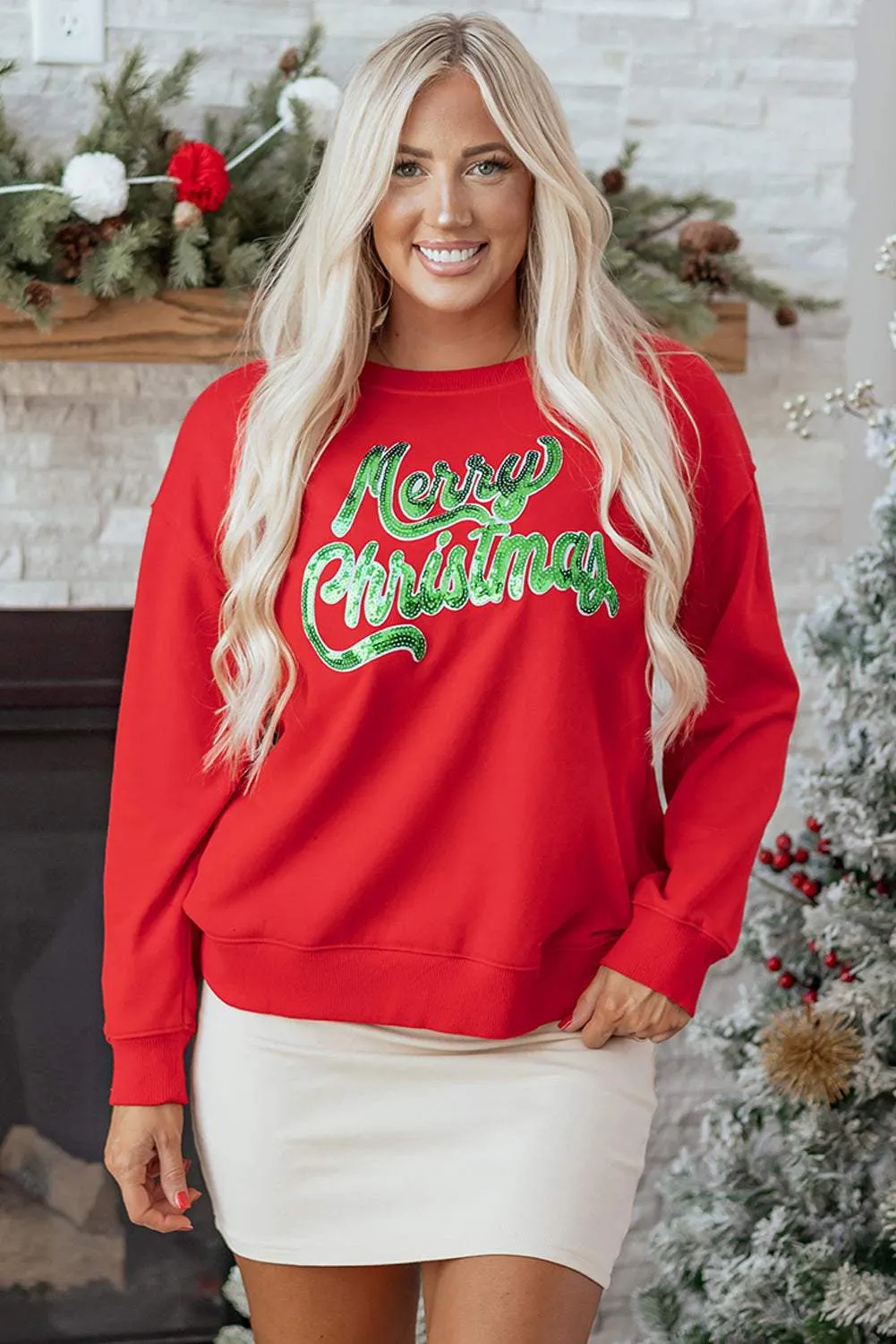 Threaded Pear Amelia Drop Shoulder Loose Sweatshirt sold by Zulily