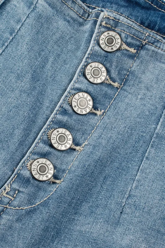 Threaded Pear Addilyn Straight Loose Leg Jeans made by Threaded Pear