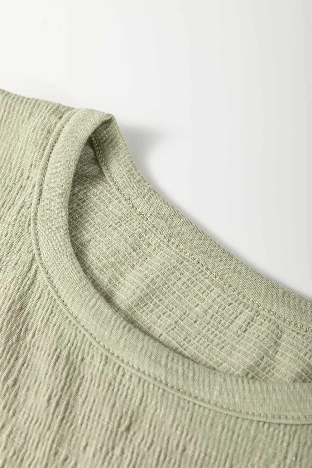 Threaded Pear Adelynn Textured Half Sleeve Blouse sold by Zulily product image thumbnail 2