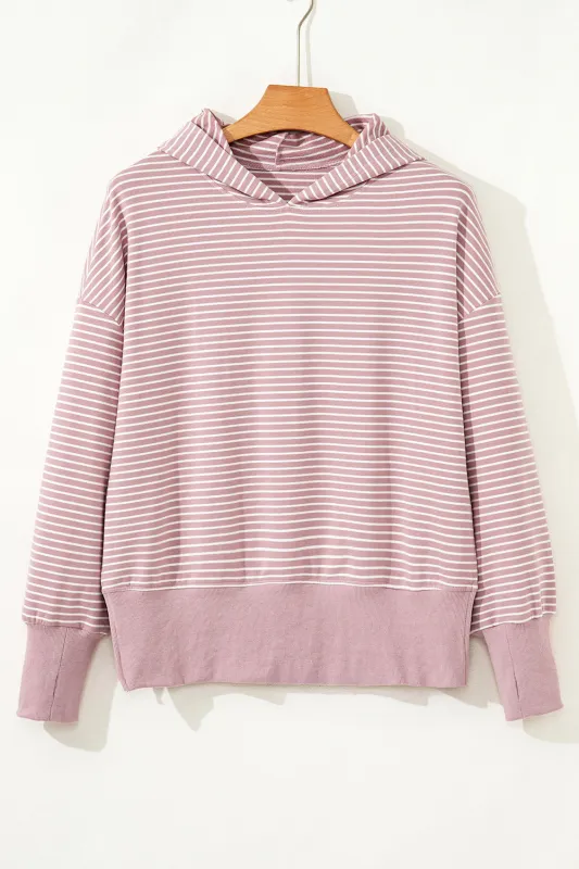 Threaded Pear Addilyn Shoulder Loose Fit Hoodie made by Threaded Pear