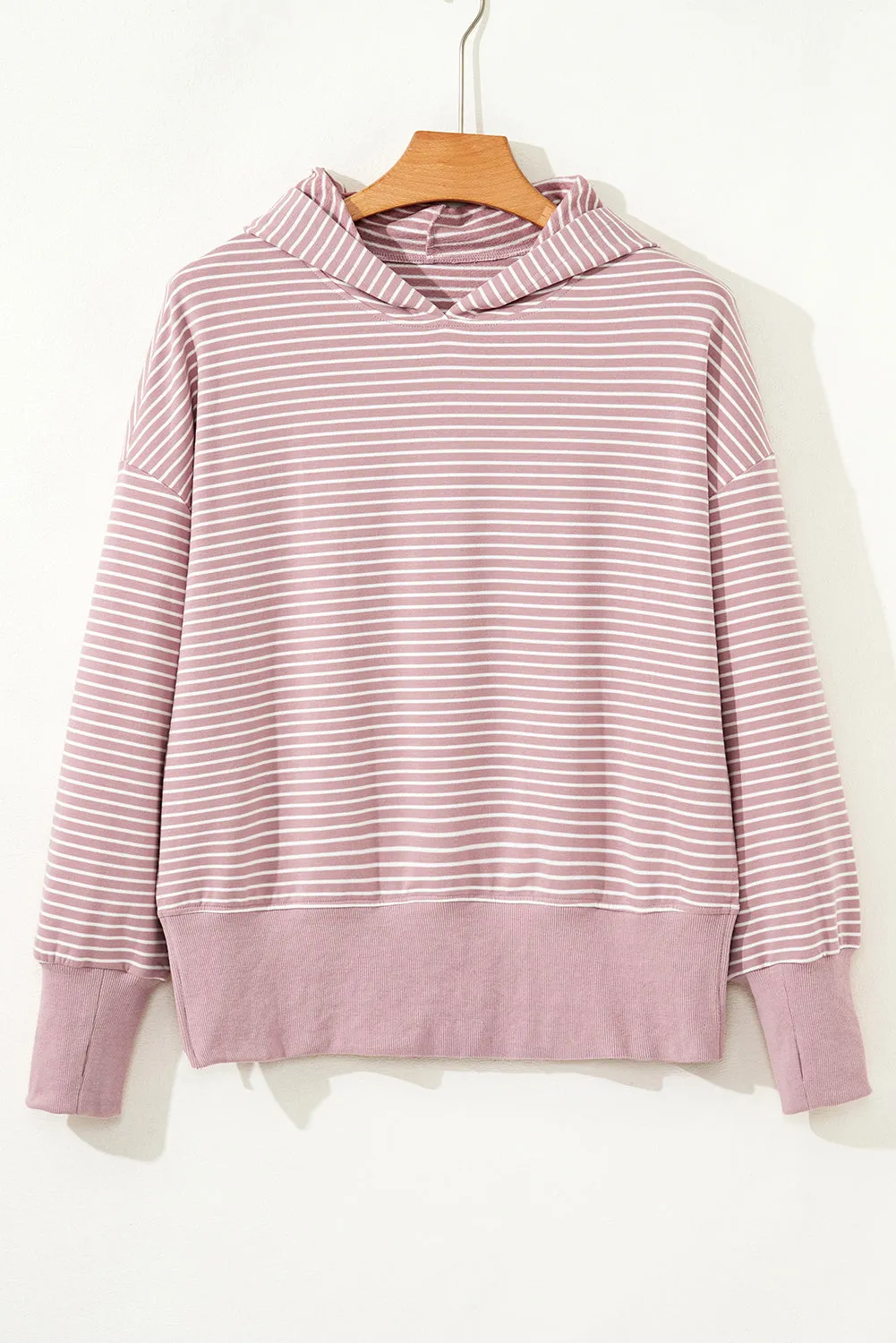 Threaded Pear Addilyn Shoulder Loose Fit Hoodie sold by Zulily