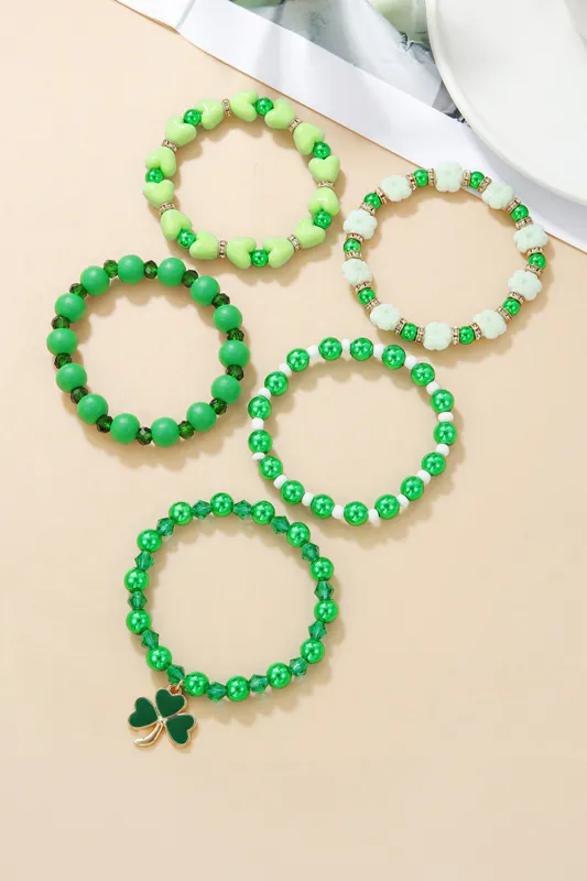 Threaded Pear Ashley Beaded 5pcs Bracelet Set made by Threaded Pear