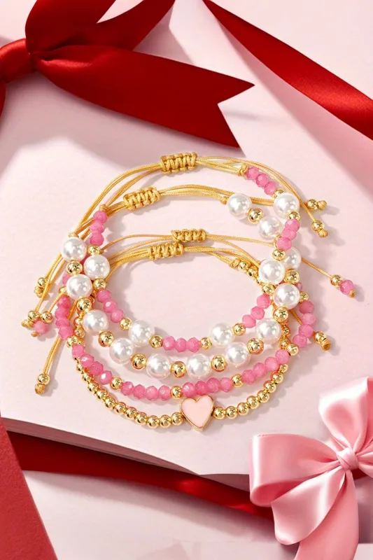 Threaded Pear Chelsea String 4pcs Bracelet Set made by Threaded Pear
