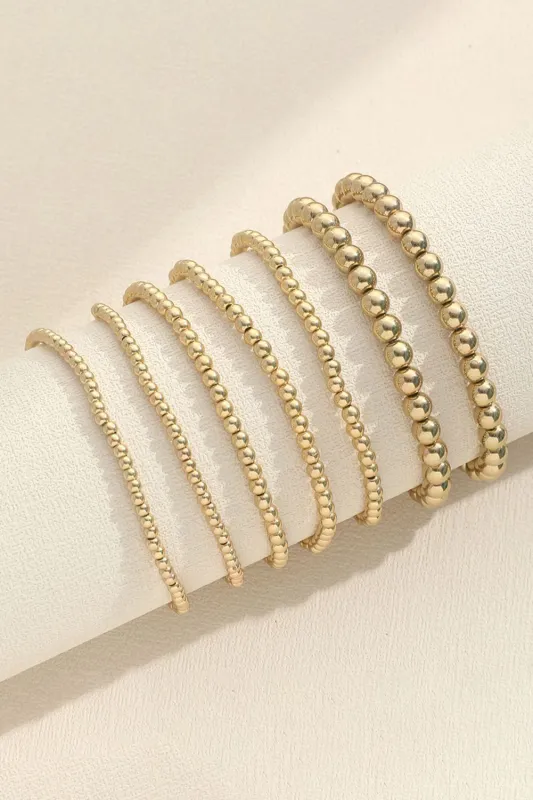 Threaded Pear Multi Layered Beaded Bracelet made by Threaded Pear