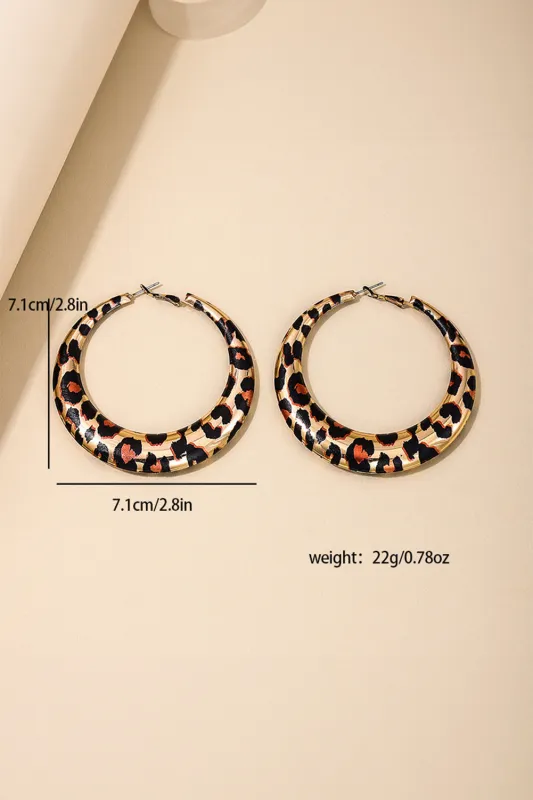 Threaded Pear Miriam Bold Ring Hoop Earrings made by Threaded Pear
