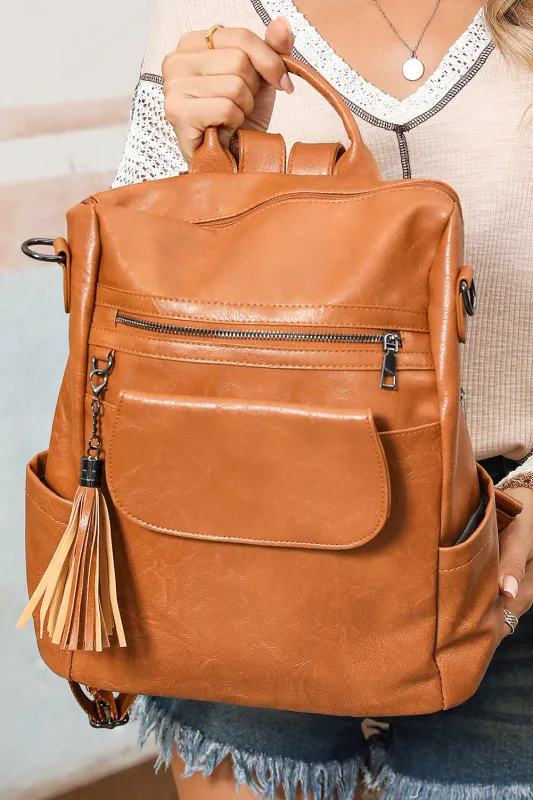Threaded Pear Michaela Pu Large Capacity Backpack made by Threaded Pear